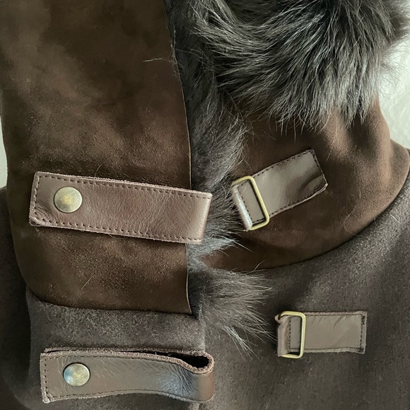 M: Cashmere, Wool, Sheep & Leather MACKAGE Canada Brown NWT Excellent Quality - Picture 6 of 13